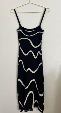 Patterned Midi Dress