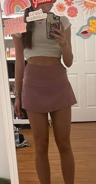 purple tennis skirt