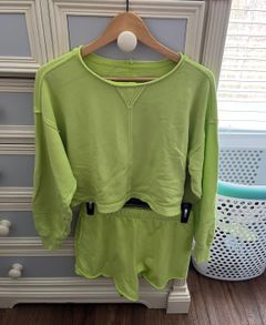 Lime Green Matching Sweat Set