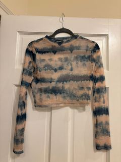 Mesh Tie Dye Top