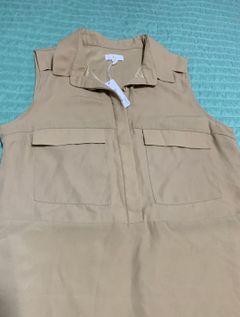 NWT Khaki Collared Dress