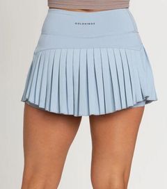 GoldHinge Mini Light Blue Skirt 