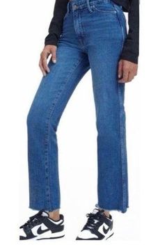 NWT  Good Curve Straight Crossover Jeans In Indigo 125