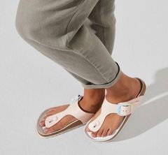 Birkenstock Gizeh Big Buckle Natural Leather Sandals