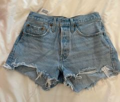 501 Premium Light Wash Denim Shorts