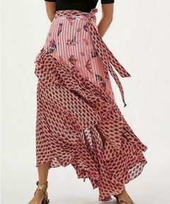 Bhanuni by Joyti Mixed Print Casablanca Coastal Boho Hippie Maxi 2