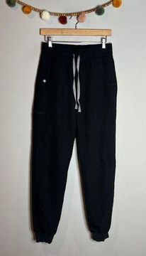 black jogger scrub pants