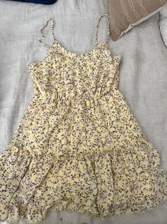 Yellow Floral Dress