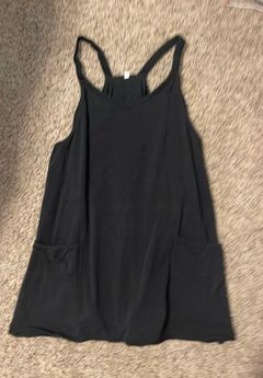 Black Athletic Sleeveless Dress 