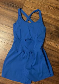 Navy Blue Athletic Romper