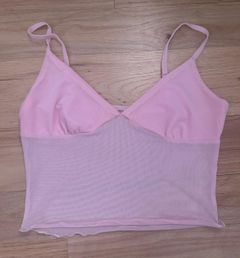 Pink Sheer Tank Top