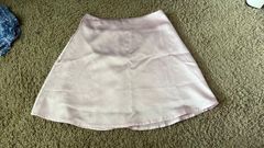 Pink Satin Skirt 