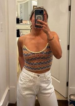 Zara multicolor knit top