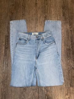 abercrombie straight leg 90s jeans