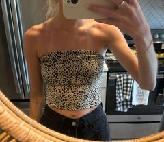 Animal Print Tube Top