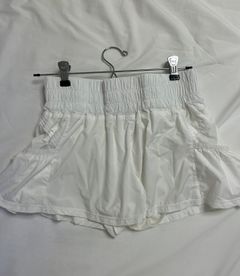 White Get Your Flirt On Shorts