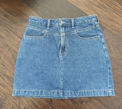 Denim Mini Skirt