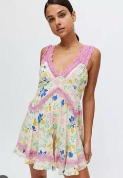 Urban Outfitters Tiffany lace trim mini dress