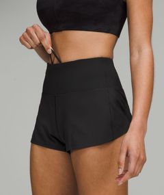 Black Speed Up Shorts 4 Inch