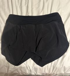 Black Mid Rise Speed Up Shorts 4”