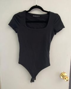 Abercrombie And Fitch Black Bodysuit