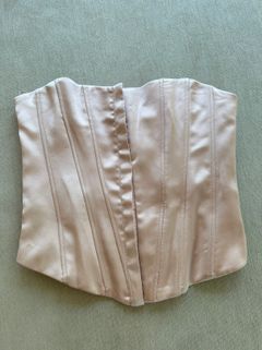 Beige Strapless Corset