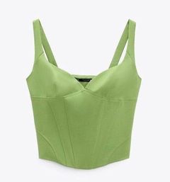 Green Corset Top