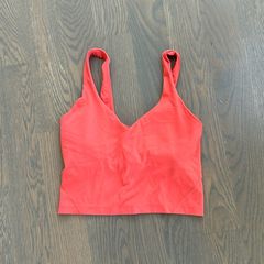 Orange Lululemon align tank