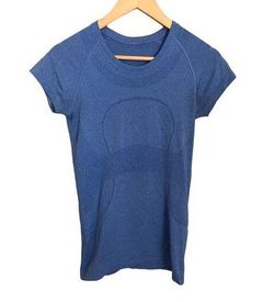 Lululemon Blue Swiftly Tech Short-Sleeve Shirt Size 6