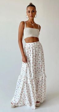 Floral Maxi Skirt