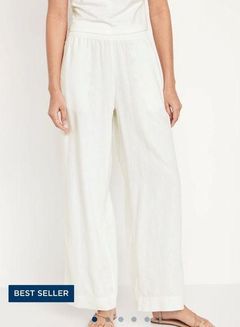 NWT J. Crew 10 White Linen Pants