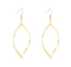 18K Gold Plated Geometric Square Dangle Drop Earrings for Women