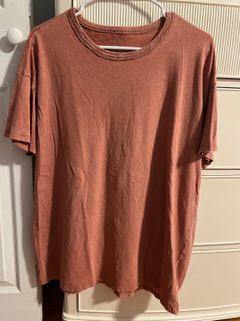 Oversized Lightweight Brick Orange T-Shirt