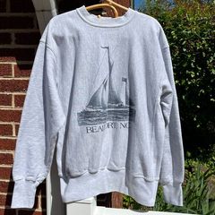 Vintage Beaufort North Carolina Boat Crewneck XL