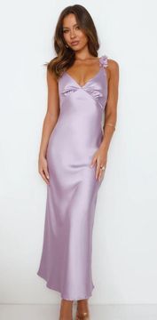 *ISO* Helllo Molly  Satin Lilac Dress  - This Is Not For Sale , I Am In Search Of 