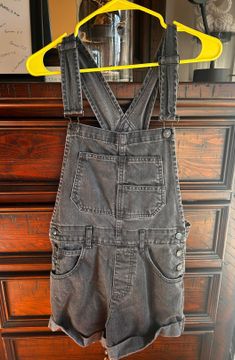 Fp Black Overall Shorts