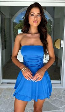 Royal blue dress