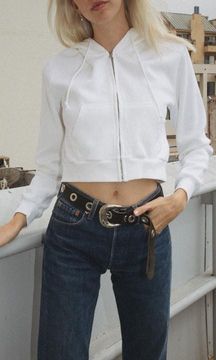 brandy melville crop hoodie