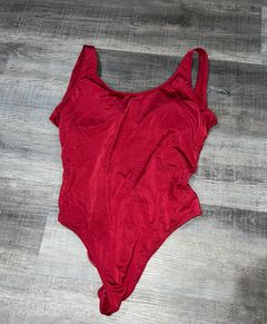 Red One Piece Bathing suit