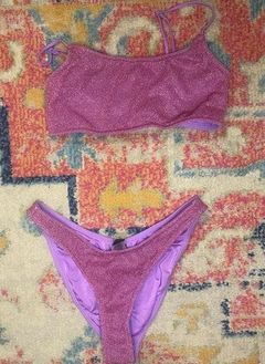 Triangl Purple Swimsuit // Top S+ // Bottoms M