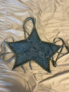 Denim Star Top