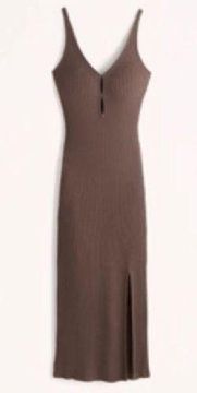 abercrombie keyhole midi sweater dress