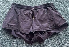 Lululemon Hotty Hot navy blue shorts 2 1/2 inches size 10