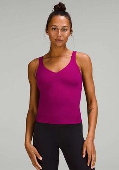 Lululemon Align Waist-Length Tank Top Size 6 Magenta Purple