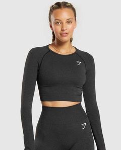 GYMSHARK Cropped Workout long sleeve