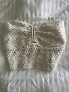 Strapless Knit Top