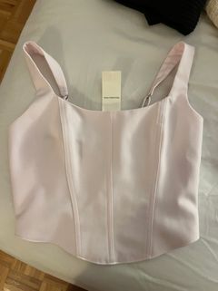 Abercrombie Pink Corset Tank