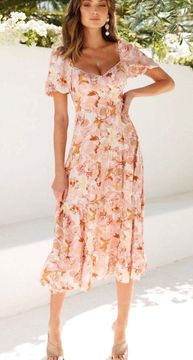 FORGET ABOUT YOU MIDI DRESS PINK