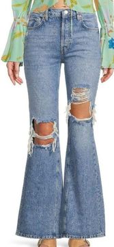 NEW Free People We the Free New Dawn Flare jeans in Victoria Blue, 29, OB1338043