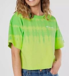 Bright Green Tie Dye Top